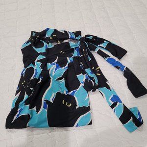 Worthington Tie Neck Halter Blouse